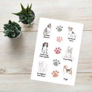 Cute Dog Sticker sheet