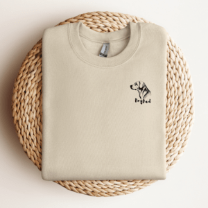 Dog Dad Embroidery Unisex Sweatshirt