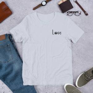 Embroidery Dog Lover Unisex t-shirt